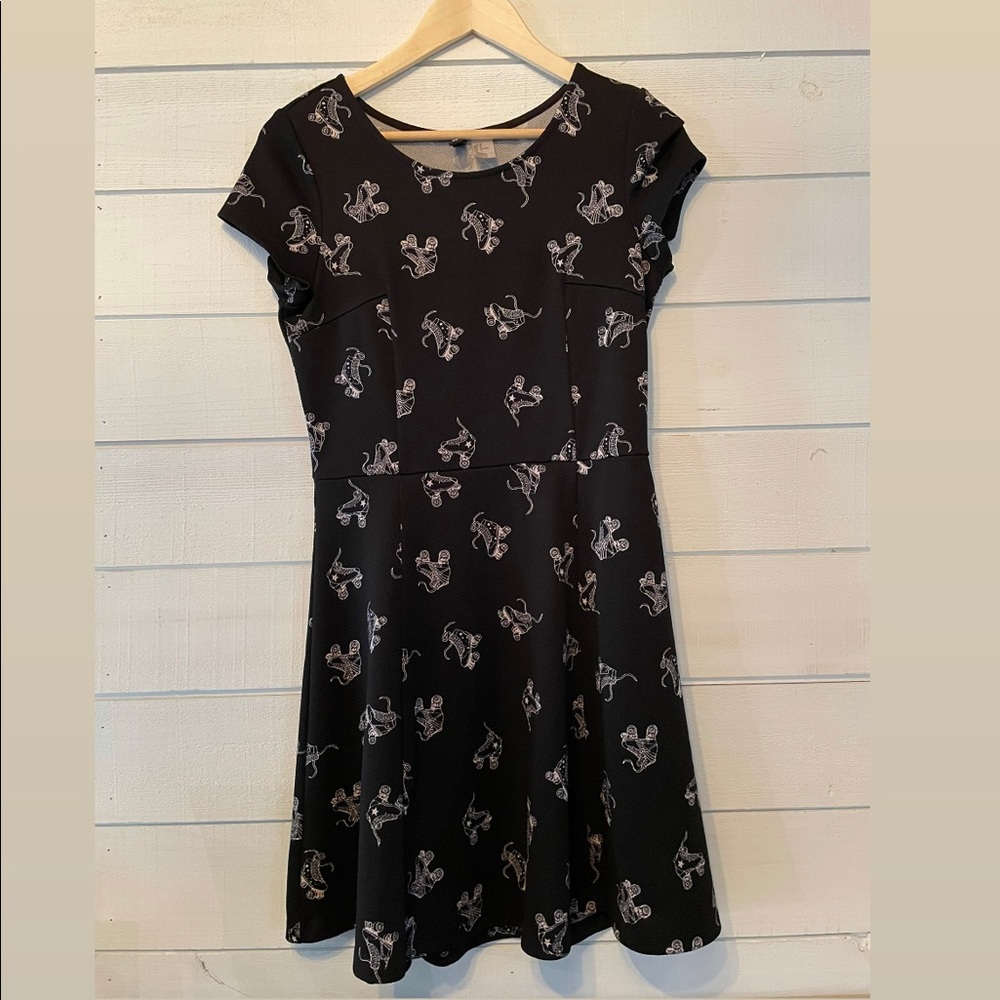 Roller skate print dress.